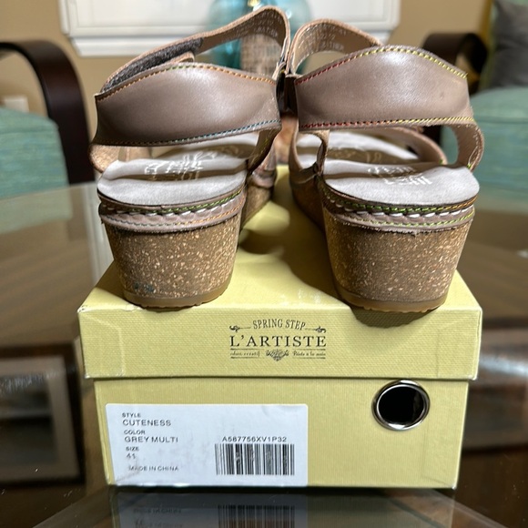 L'artiste By Spring Step Cuteness Sandals
Women's 9.5-10 /41 Grey Multic…‎ - Picture 4 of 9